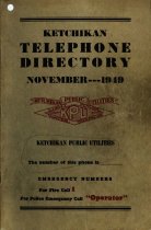 Telephone directory front cover